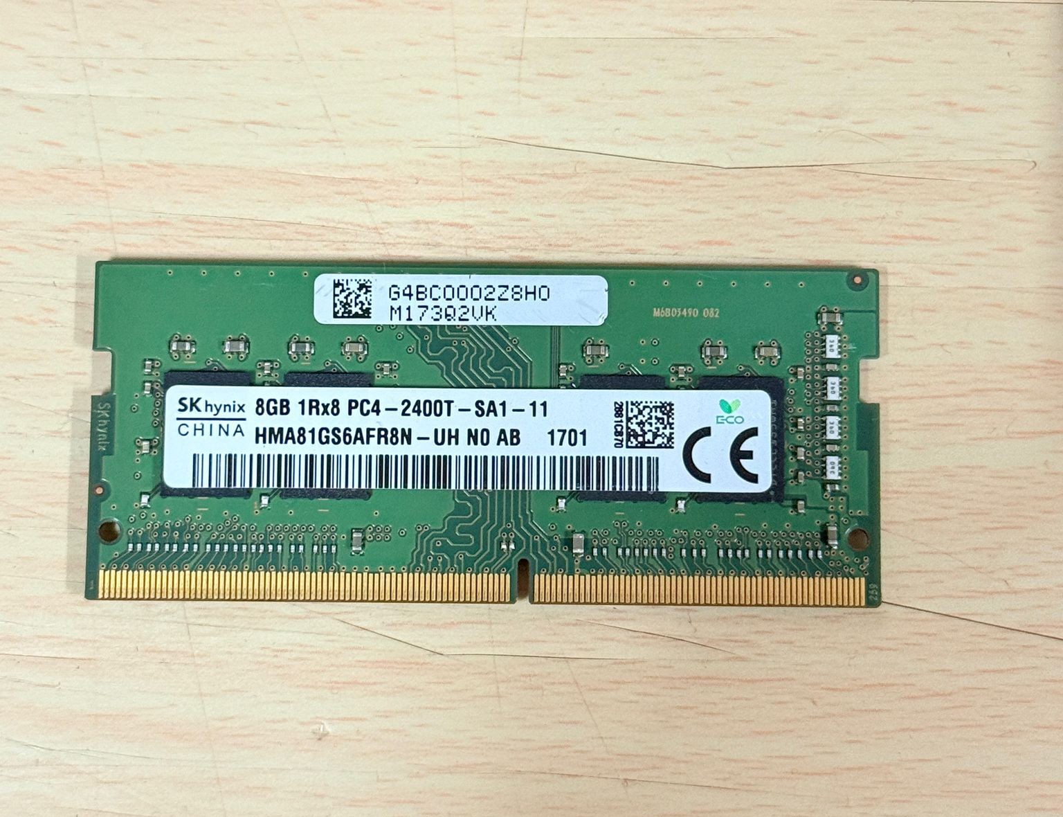 メモリー 8GB 1Rx8 PC4-2400T RD0 22枚 ジャンク Dell 888JG 8GB 1Rx8 ECC PC4-19200R DDR4-2400MHz RDIMM Memory
